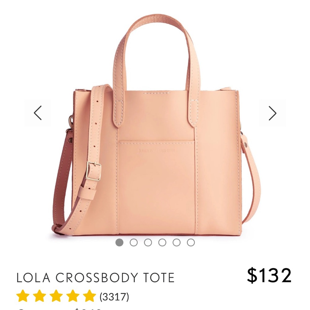Portland Leather Lola crossbody in Mamey